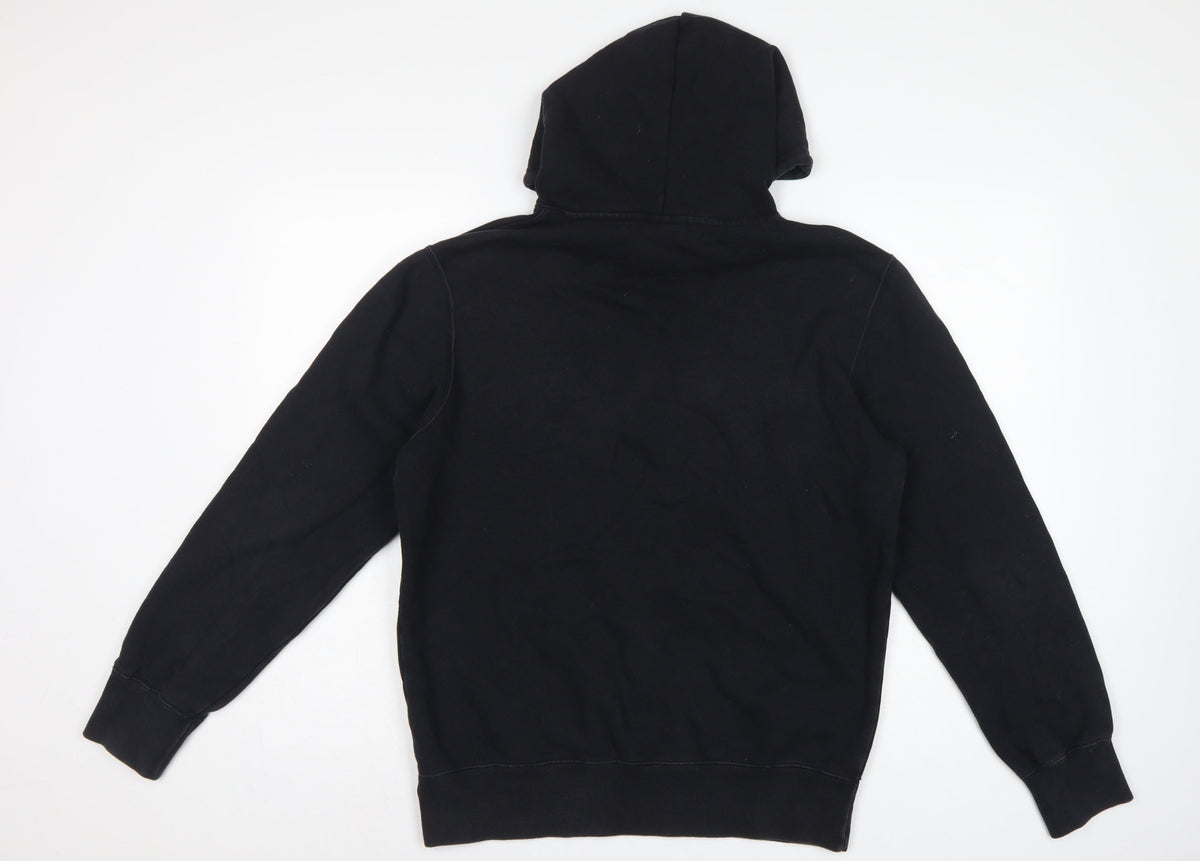 Champion Men’s Black Large Pullover Hoodie Embroidered Logo