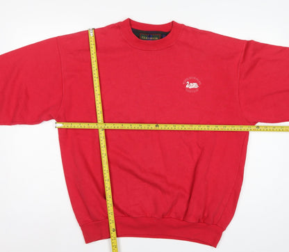 Glenmuir Men's Red M Pullover Sweatshirt Wimbledon Park Golf Club