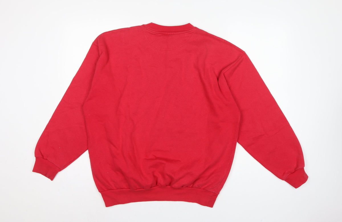 Glenmuir Men's Red M Pullover Sweatshirt Wimbledon Park Golf Club