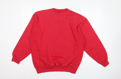 Glenmuir Men's Red M Pullover Sweatshirt Wimbledon Park Golf Club
