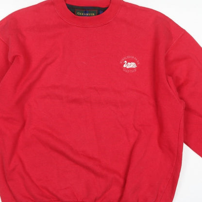Glenmuir Men's Red M Pullover Sweatshirt Wimbledon Park Golf Club