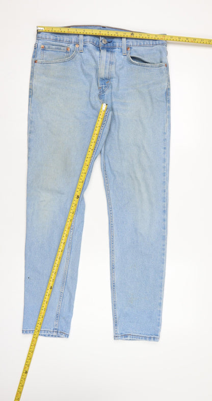 Levi's 512 Men's Blue Light Wash Slim Tapered Jeans W33 L32