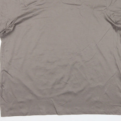 Autograph Men’s Grey Supima Cotton Crew Neck T-Shirt 2XL Regular