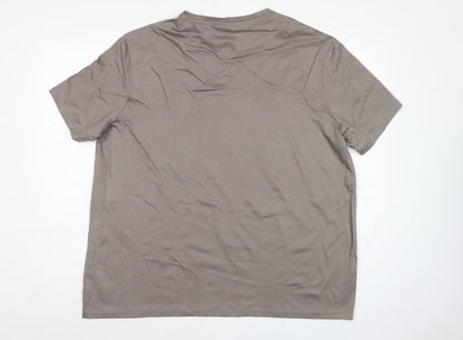 Autograph Men’s Grey Supima Cotton Crew Neck T-Shirt 2XL Regular