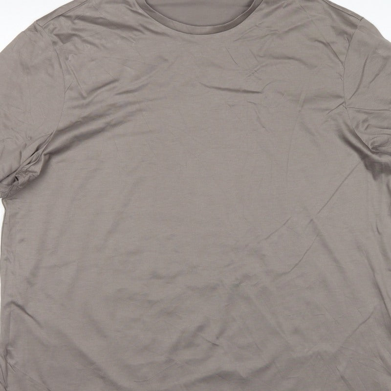 Autograph Men’s Grey Supima Cotton Crew Neck T-Shirt 2XL Regular