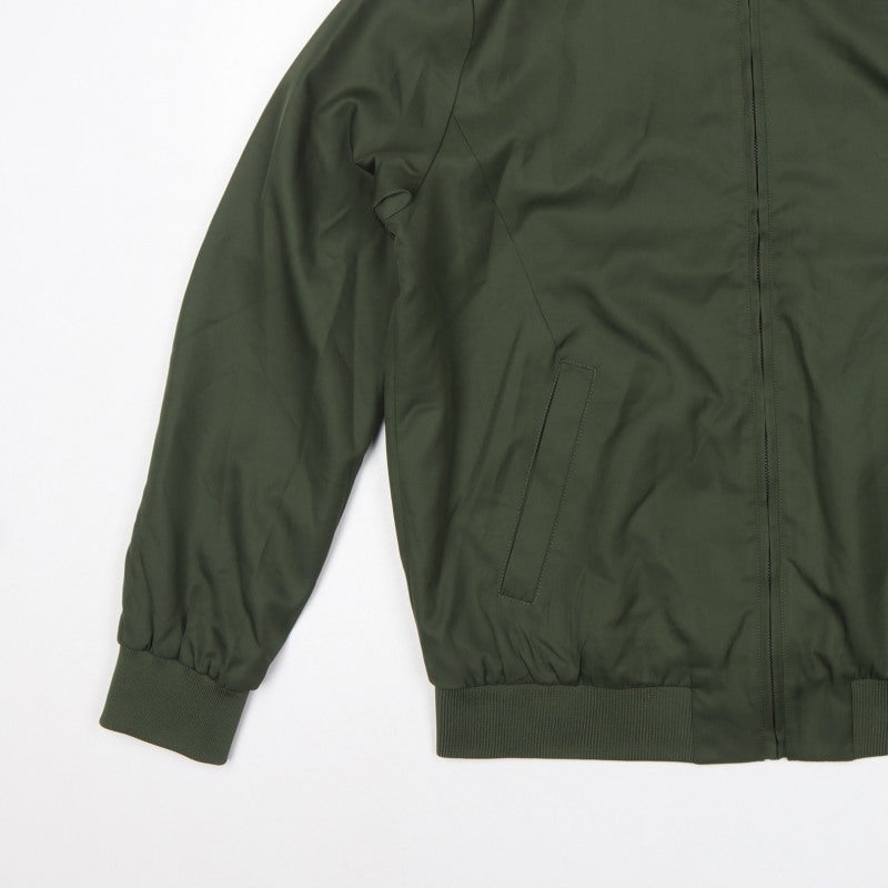 Topman Men’s Green M Bomber Jacket Full Zip Lined