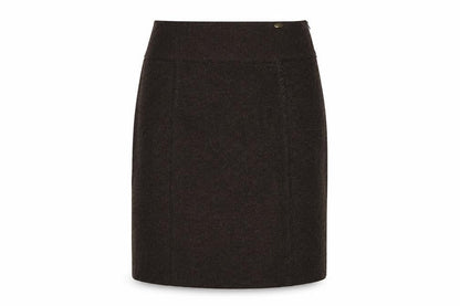 Giesswein Women Brown UK 12 Wool Pencil Knee Length Skirt