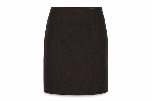 Giesswein Women Brown UK 12 Wool Pencil Knee Length Skirt