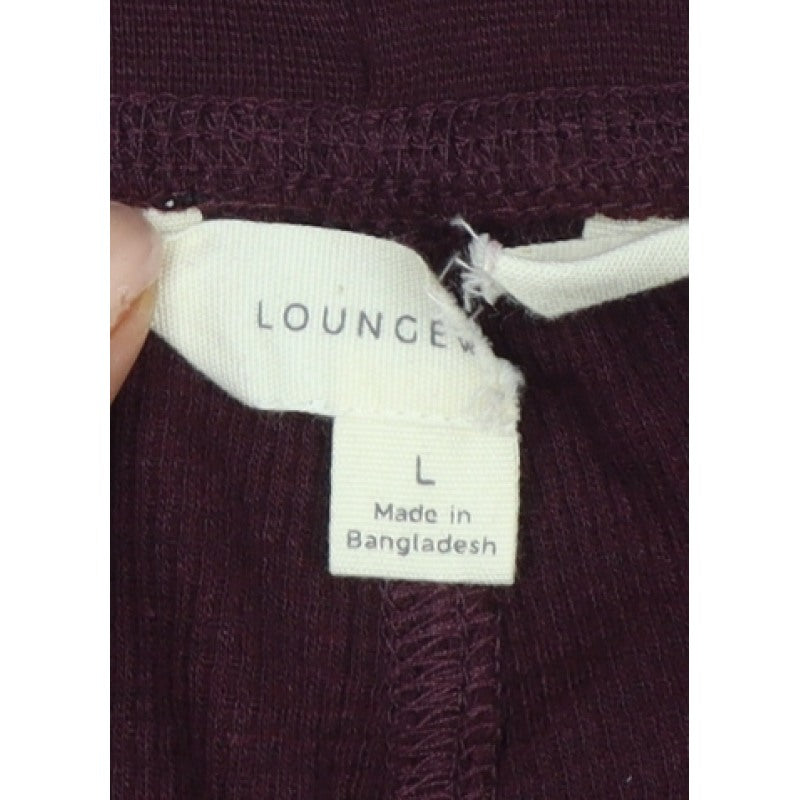 Marks and Spencer Men’s Burgundy L Knit Drawstring Lounge Pants