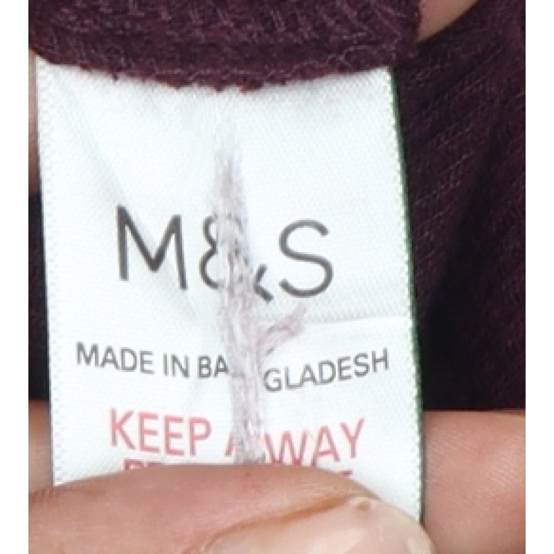 Marks and Spencer Men’s Burgundy L Knit Drawstring Lounge Pants