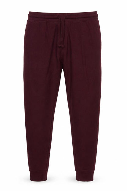 Marks and Spencer Men’s Burgundy L Knit Drawstring Lounge Pants