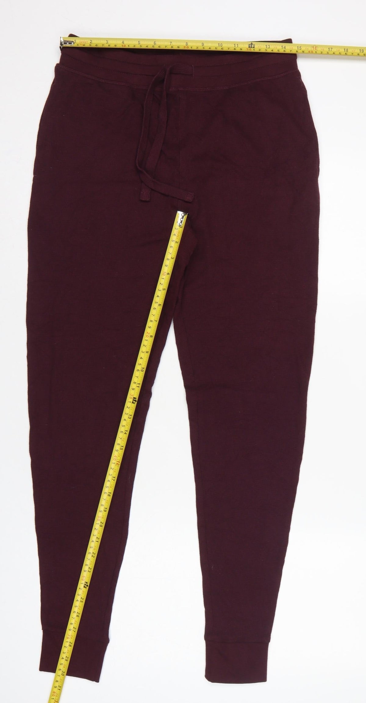 Marks and Spencer Men Purple M Drawstring Jersey Lounge Pants