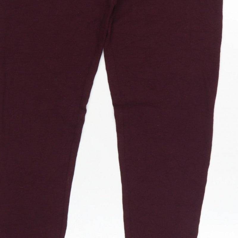 Marks and Spencer Men Purple M Drawstring Jersey Lounge Pants
