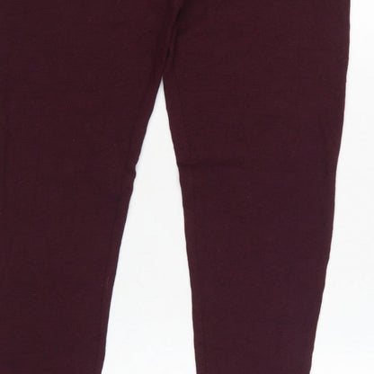 Marks and Spencer Men Purple M Drawstring Jersey Lounge Pants