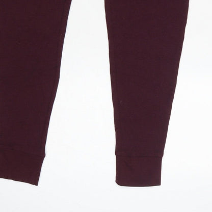 Marks and Spencer Men Purple M Drawstring Jersey Lounge Pants