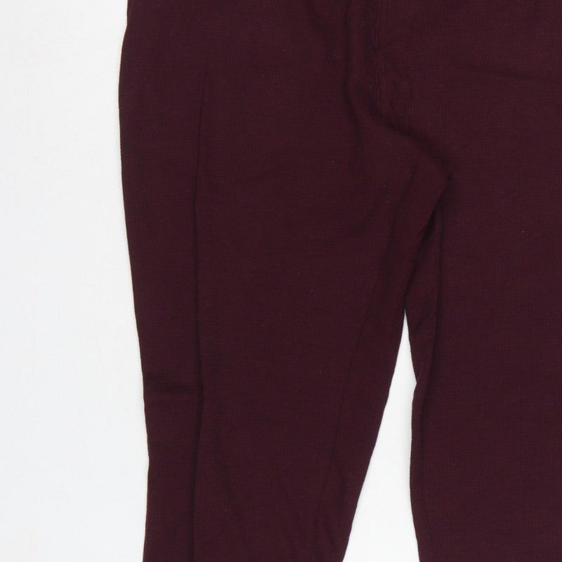M&S Men’s Purple L Loungewear Jogger Lounge Pants Drawstring