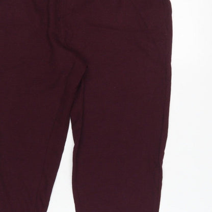 M&S Men’s Purple L Loungewear Jogger Lounge Pants Drawstring