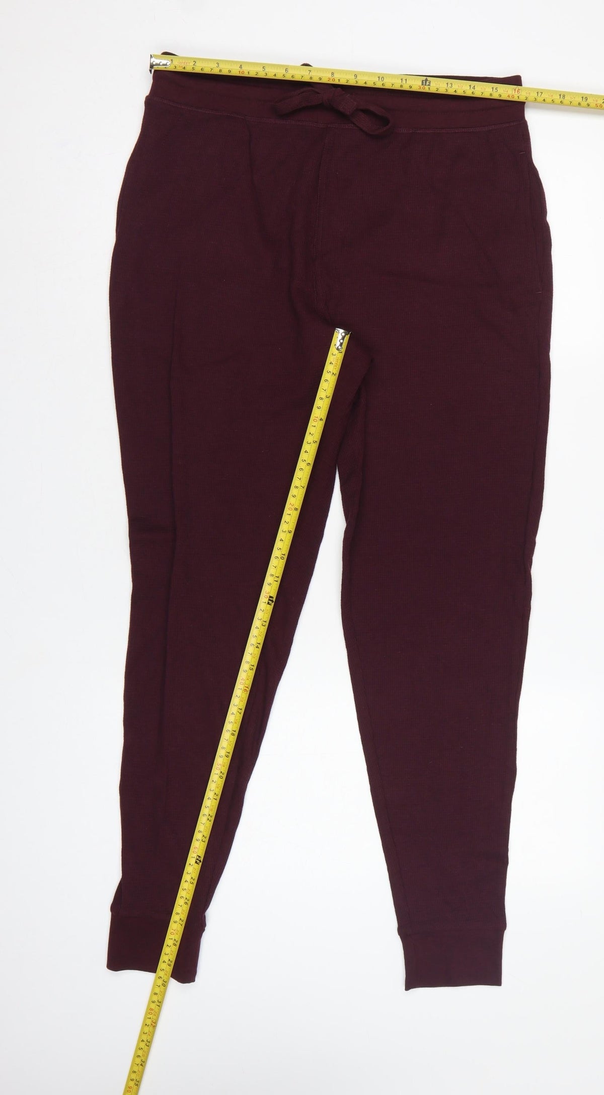 M&S Men’s Purple L Loungewear Jogger Lounge Pants Drawstring