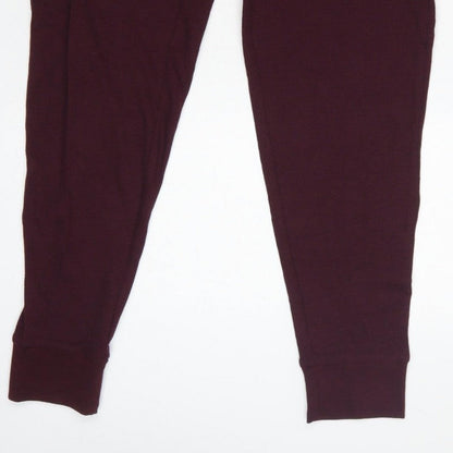 M&S Men’s Purple L Loungewear Jogger Lounge Pants Drawstring