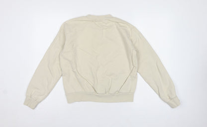 NA-KD Reborn Women’s Ivory M Reverie Graphic Cotton Sweatshirt