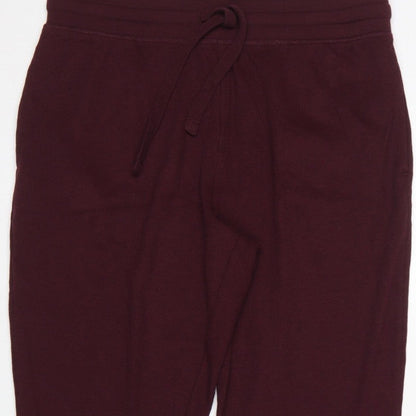 Marks and Spencer Men’s Purple L Viscose Jersey Drawstring Lounge Pants