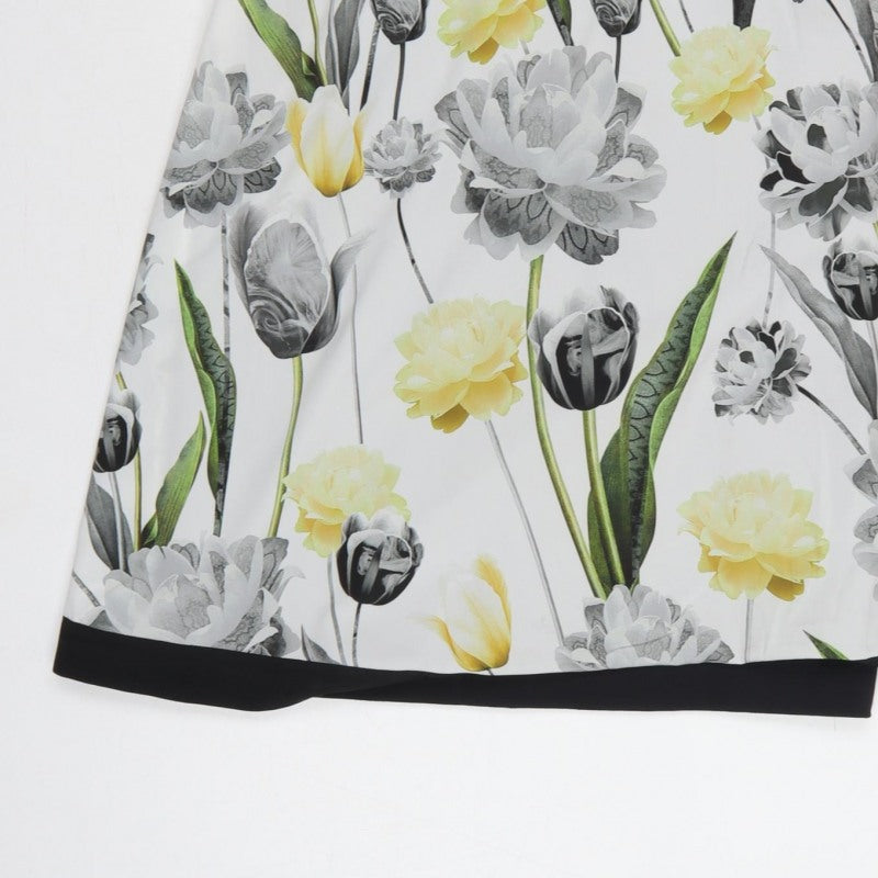 Ted Baker Women Multicoloured Floral One Shoulder A-Line Dress UK 10