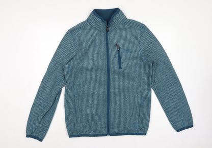 Weird Fish Men’s Blue M Fleece Full Zip Basic Jacket