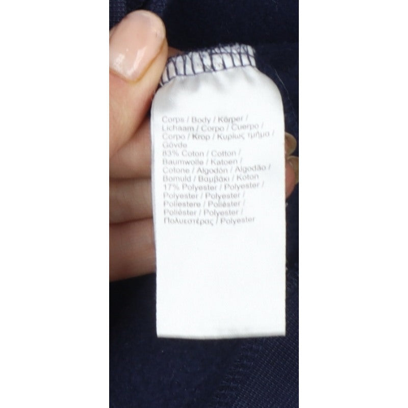 Lacoste Sport Boys Blue 12 Years Full Zip Hooded Logo Hoodie
