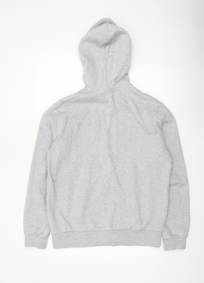 Lacoste Men’s Grey L Classic Fit Full Zip Hooded Logo Hoodie