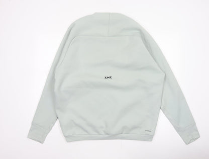 Adidas Men’s Green L Leeds United Z.N.E. Crew Neck Pullover Sweatshirt