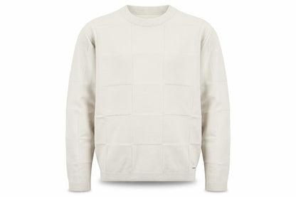 Marks & Spencer Autograph Men’s Ivory XL Geometric Knit Jumper