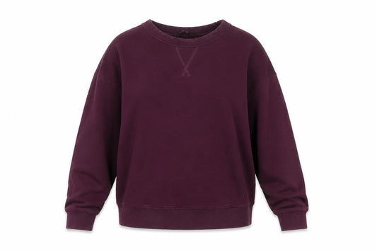 Next Women’s Purple UK 10 Cotton Crew Neck Pullover Sweatshirt