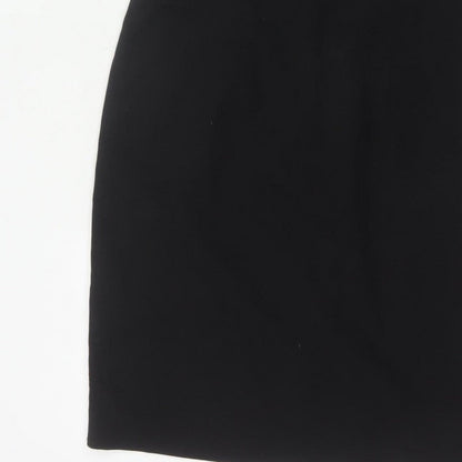 Next Women Black UK 12 Sleeveless Pencil Sheath Workwear Dress