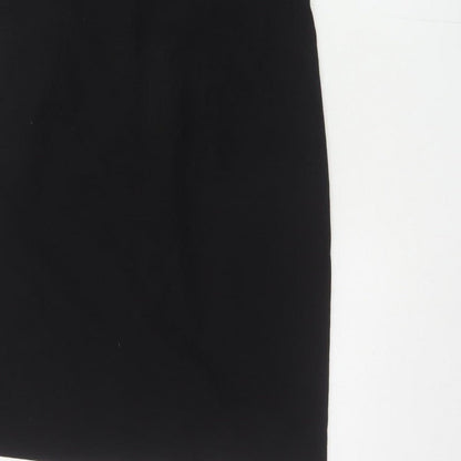 Next Women Black UK 12 Sleeveless Pencil Sheath Workwear Dress