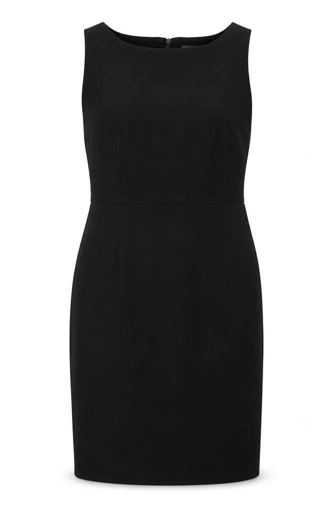 Next Women Black UK 12 Sleeveless Pencil Sheath Workwear Dress