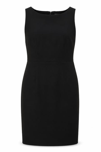 Next Women Black UK 12 Sleeveless Pencil Sheath Workwear Dress