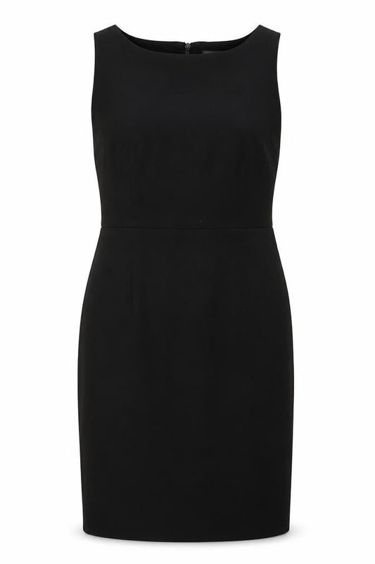 Next Women Black UK 12 Sleeveless Pencil Sheath Workwear Dress