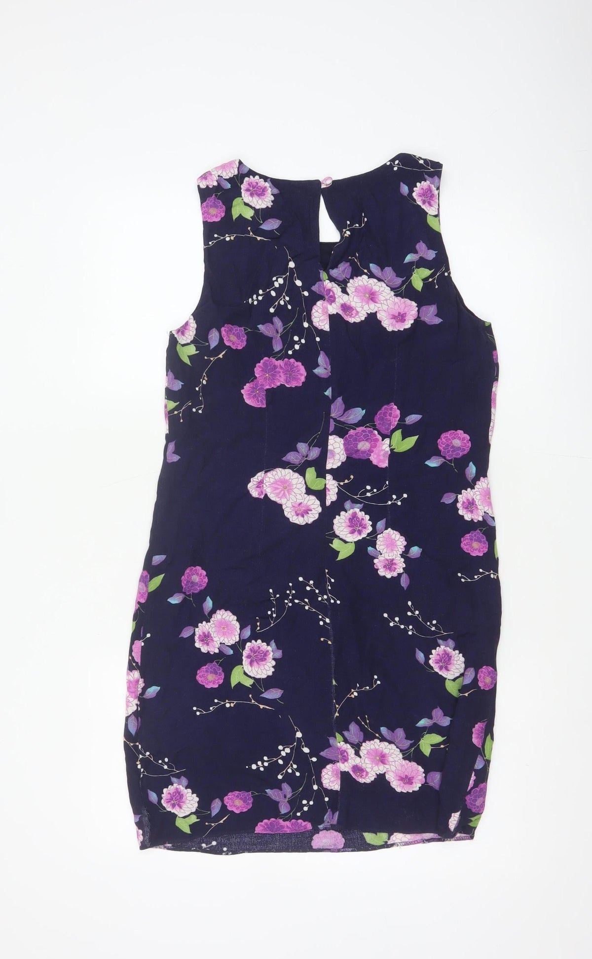 Red Herring Women’s Blue Floral Shift Dress Size 8 Sleeveless