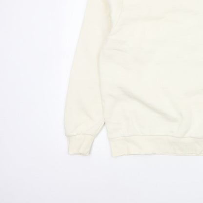 River Island Men Ivory L Tokyo Graphic Print Crew Neck Sweatshirt