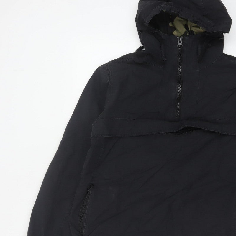 Dickies Men’s Black Small Hooded 1/4 Zip Anorak Jacket
