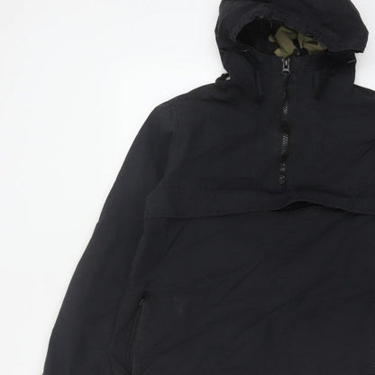 Dickies Men’s Black Small Hooded 1/4 Zip Anorak Jacket
