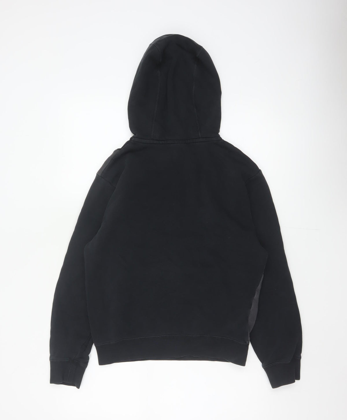 Nike Men Black Grey XS Pullover Hoodie Logo Graphic Fleece