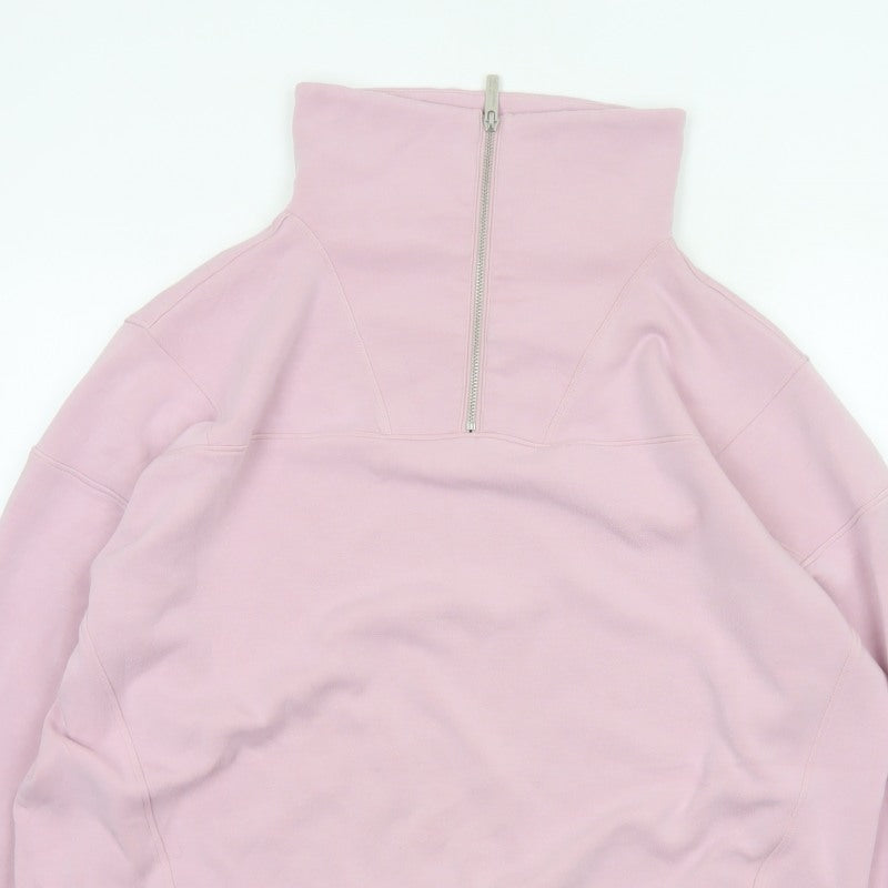 Crew Clothing Company Women Pink XL Pullover Half Zip Sweatshirt