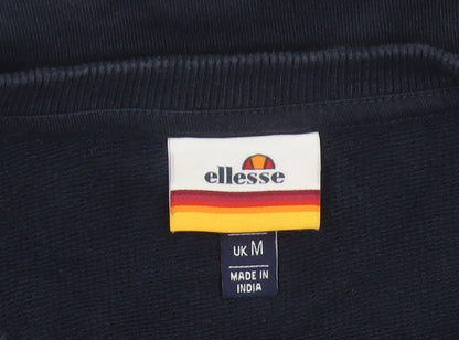 Ellesse Men’s Blue M Pullover Crew Neck 1959 Logo Sweatshirt