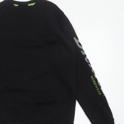 Dickies Men’s Black M Pullover Crew Neck Logo Graphic Sweatshirt