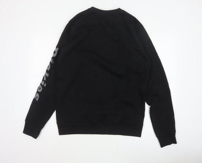 Dickies Men’s Black M Pullover Crew Neck Logo Graphic Sweatshirt