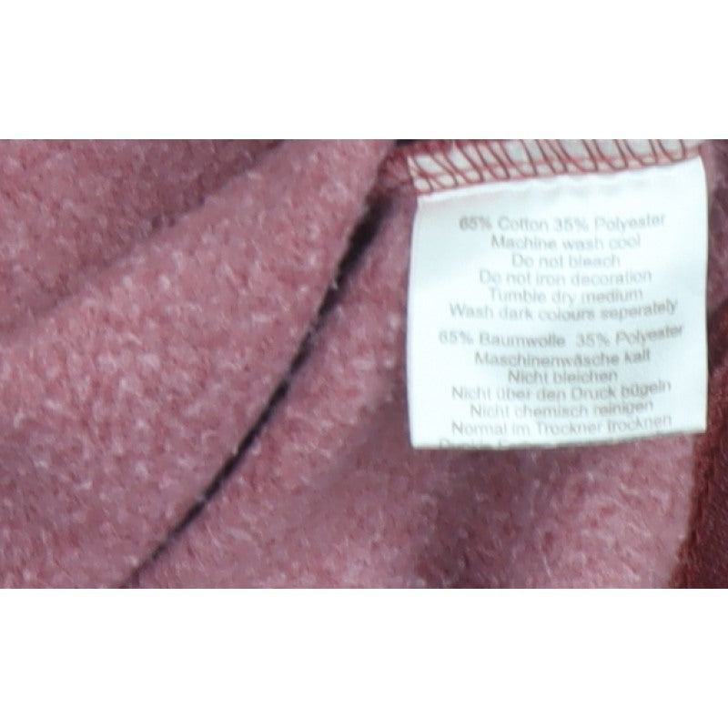 Saltrock Men’s Red M Full Zip Hooded Logo Fleece Hoodie