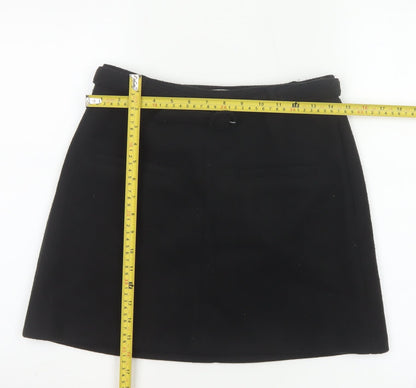 Abercrombie & Fitch Women's Black S A-Line Mini Skirt Lined