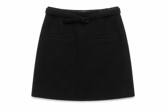 Abercrombie & Fitch Women's Black S A-Line Mini Skirt Lined