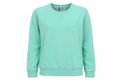 Joules Women Green UK 10 Pullover Crew Neck Cotton Sweatshirt